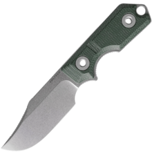 Vosteed Quokka 14C28N Stonewash Green Micarta D0601 - KNIFESTOCK