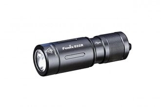 Fenix E02R Rechargeable Mini Flashlight, Black E02RBLC - KNIFESTOCK