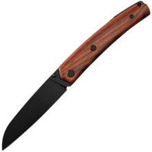 Petrified Fish PF719 Patte V6 14C28N Blackstonewash Cocobolo Fa - KNIFESTOCK