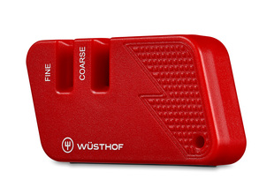 WUSTHOF Pocket Knife Sharpener, Red 3149730202 - KNIFESTOCK