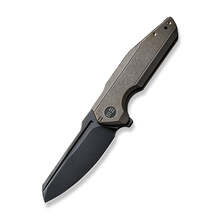 WE StarHawk Bronze Titanium Handle Black Stonewashed CPM 20CV Blade WE21017-2 - KNIFESTOCK