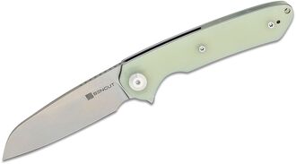 SENCUT Kyril Natural G10 Handle Stonewashed 9Cr18MoV Blade S22001-2 - KNIFESTOCK
