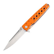 Artisan Virgina D2/G10 (Flat) Orange 1807P-OEF - KNIFESTOCK