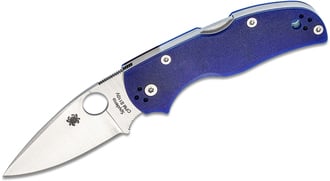 Spyderco Native 5 G-10 Dark Blue CPM S110V C41GPDBL5 - KNIFESTOCK