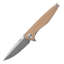 ANV Knives Z300 - Sleipner, Stonewash / Plain edge, G10 Coyote / Liner Lock ANVZ300-012 - KNIFESTOCK