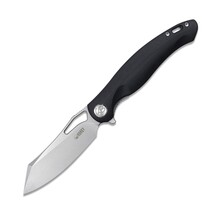 KUBEY Drake Liner Lock Folding Knife Black G10 Handle KB239E - KNIFESTOCK