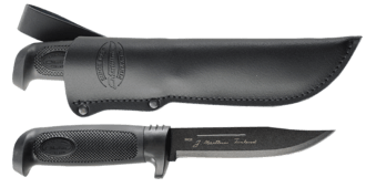 Marttiini Condor Frontier stainless steel &amp; Martef/black rubber/leather 390021T - KNIFESTOCK