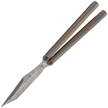 Fox Knives Fiore Design PHI Balisong Damascus FX-570 TID - KNIFESTOCK