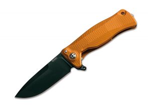 Lionsteel 01LS111 Orange Black Griff aus Aluminium Orange - KNIFESTOCK