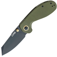 CJRB Maileah G10 AR-RPM9(black PVD coated) Green J1918L-BGN - KNIFESTOCK