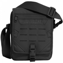 Pentagon Messenger Shoulder Bag (BF) K16087-01-Black-ONE SIZE - KNIFESTOCK