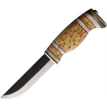 WOOD JEWEL Carving knife with curly birch sheath 12cm. WJ23TMR - KNIFESTOCK
