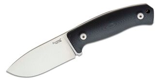 Lionsteel Fixed Blade M390 satin blade, G10 handle, leather sheath M2M GBK - KNIFESTOCK