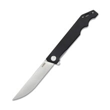 KUBEY Pylades Liner Lock Flipper Folding Knife, AUS-10 Blade, Black G10 Handle KU253A - KNIFESTOCK