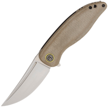 Petrified Fish PFP06 Simum Satin K110 khaki Micarta PFP06KAMS - KNIFESTOCK