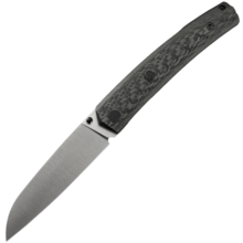 Petrified Fish PF719 Patte V5 14C28N Satin Carbon Fiber PF719CS - KNIFESTOCK