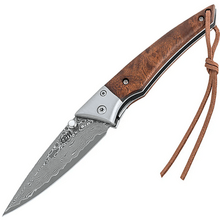 CJH One-Hand Knife, 71-Ply Damascus - KNIFESTOCK