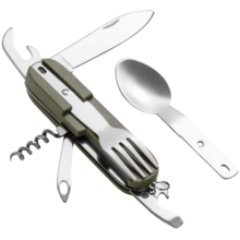 Pentagon Olaf Camping Utensils (TACMAVEN) (BF) D19005-06-Olive Green-PER PIECE - KNIFESTOCK