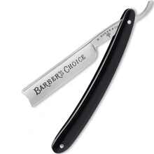 BOKER Manufaktur Barber’s Choice straight razor, Black Synthetic 140222 - KNIFESTOCK