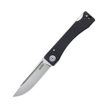 Kubey Akino Lockback Pocket Folding Knife Black G10 Handle KU2102A - KNIFESTOCK