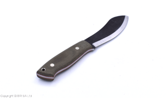 Brisa Nessmuk 125-Green Micarta 80crv2 Scandi Sheath Nessomuk BS-247-32096-1583 - KNIFESTOCK