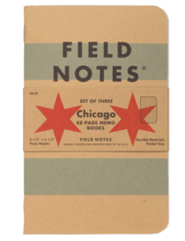 Field Notes Chicago 3-Pack (Graph Paper) FN-28 - KNIFESTOCK