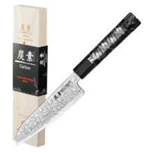 Dellinger Ko-Santoku Knife 140 mm Dellinger Carbon Fiber Octagon® - KNIFESTOCK