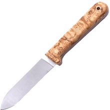 Brisa Kephart 115 - Stabilized curly birch 80CrV2 Flat Sheath kephart 115 BR-274-66654-1566 - KNIFESTOCK