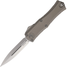 Microtech HERA II MINI D/E STONEWASH STANDARD NATURAL CLEAR 1702M-10NC - KNIFESTOCK