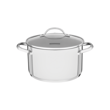 Tramontina Una Cooking Pot with Glass Cover 20cm/2,90l 62283/200 - KNIFESTOCK