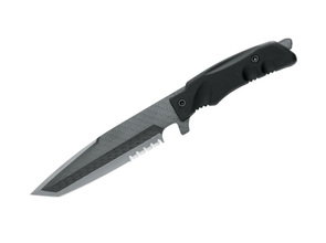 Fox Knives FKMD STEALTH CARBONTITANIUM LAME TANTO 02FXSCT01B - KNIFESTOCK