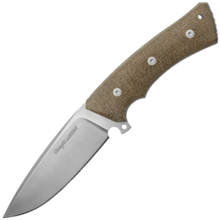 Viper kiinteäteräinen veitsi, jossa on Stonewash-pintakäsittely, terän paksuus 4 mm. Kahva on valmis - KNIFESTOCK