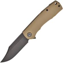 Petrified Fish PFP03 Victor Black Stonewash 154CM AluminumNanoceramic Coating PFP03GRADW - KNIFESTOCK