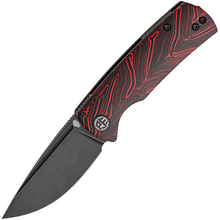 Petrified Fish PFP01XBeluga Black Stonewashed 14C28N Piros Gmascus G10 PFP01XRDMW - KNIFESTOCK