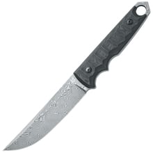FOX knives RYU TATICAL TANTO FIXED BLADE KNIFE - HARRINGBONE DAMASCO BLADE,CARBON FIBER BLACK CAMO F - KNIFESTOCK