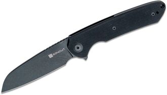 SENCUT Kyril Black G10 Handle Black Stonewashed 9Cr18MoV Blade S22001-1 - KNIFESTOCK
