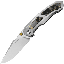 Kizer Frame Lock Feweed Vu Hu?nh Nam Anh Zwear PM Titanium(Camo Carbon Gold) Ki3694A4 - KNIFESTOCK