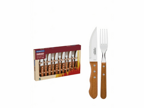 Tramontina Dynamic 12-Piece Cutlery Jumbo Set in Gift Box 22399/063 - KNIFESTOCK