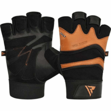 Rdx gym glove leather s15 tan m - KNIFESTOCK