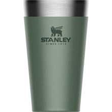 STANLEY The Stacking Beer Pint .47L / 16oz Hammertone Green - KNIFESTOCK