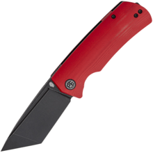 Petrified Fish PFP01T Beluga Black Stonewash K110 Red G10 PFP01TRDW - KNIFESTOCK