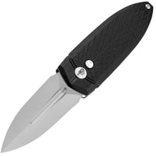 Bestech QUQU 14C28N Satin G10 Black Button Lock BG57A-1 - KNIFESTOCK