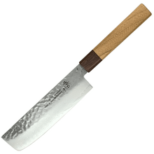 Dellinger WA-Nakiri Knife 160mm, Sakai Takayuki VG-10 Zelkova Oktagon - KNIFESTOCK