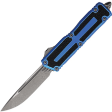 Microtech SCARAB II GEN III S/E STONEWASH STANDARD MARBLED BLUE 1278-10MBL - KNIFESTOCK