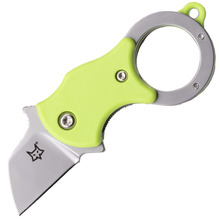 FOX MINI-TA KOKOONTAITTUVA VEITSI VIHREÄ NYLON HDL-1.4116 RUOSTUMATON TERÄS SANDBLASTED BLD - KNIFESTOCK
