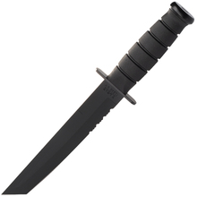 KA-BAR Black Tanto Knife Hard Plastic Sheath, serrated edge 1245 - KNIFESTOCK