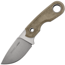 Viper BERUS1 Drop Point Stonewash M390, Green Canvas Micarta, Kydex VT4012CG - KNIFESTOCK