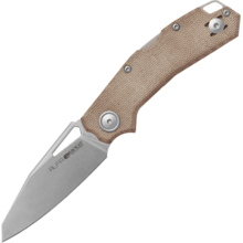 Viper ALFA Stonewash CPM Magnacut, Natural Canvas Micarta V6022CN - KNIFESTOCK