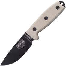 ESEE Model 3 Survival Knife 3mmil-P from Green Sheath + Belt Clip and Molle-Back - KNIFESTOCK