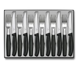 Victorinox Set 12 Teile: 6x Steakmesser + 6x Gabel 6.7233.12 - KNIFESTOCK